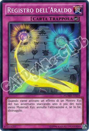 NUMH-IT059 Registro dell'Araldo super rara unlimited (IT) -NEAR MINT-