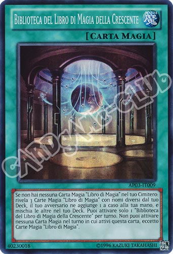 AP03-IT009 Biblioteca del Libro di Magia della Crescente super rara (IT) -NEAR MINT-