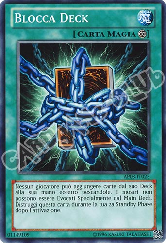 AP03-IT023 Blocca Deck comune (IT) -NEAR MINT-
