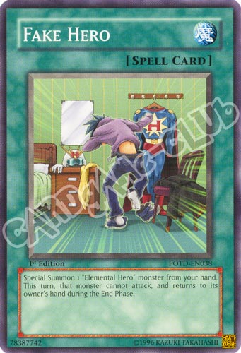 POTD-EN038 Fake Hero comune 1st edition (EN) -NEAR MINT-