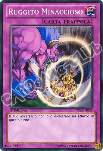 YSKR-IT046 Ruggito Minaccioso comune 1a Edizione (IT) -NEAR MINT-