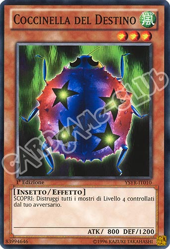 YSYR-IT010 Coccinella del destino comune 1a Edizione (IT) -NEAR MINT-