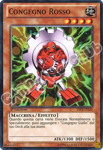 YSYR-IT020 Congegno Rosso comune 1a Edizione (IT) -NEAR MINT-