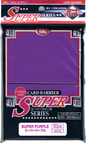 proteggi carte standard pacchetto da 80 bustine Super Purple