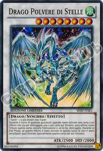 SHSP-ITSE1 Drago Polvere di Stelle super rara Edizione Limitata (IT) -NEAR MINT-