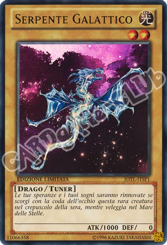 JOTL-ITSP1 Serpente Galattico ultra rara Edizione Limitata (IT) -NEAR MINT-