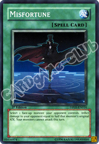 DP05-EN014 Misfortune comune 1st edition (IT) -NEAR MINT-