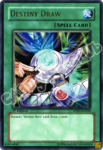 DP05-EN020 Destiny Draw ultra rara 1st edition (IT) -NEAR MINT-