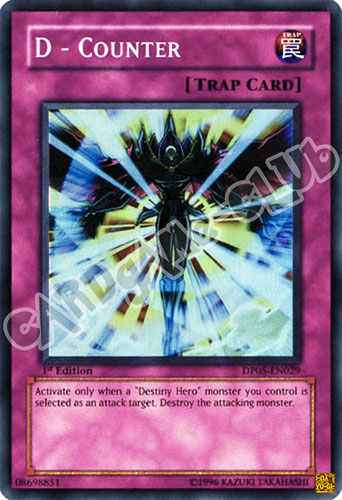 DP05-EN029 D - Counter super rara 1st edition (IT) -NEAR MINT-