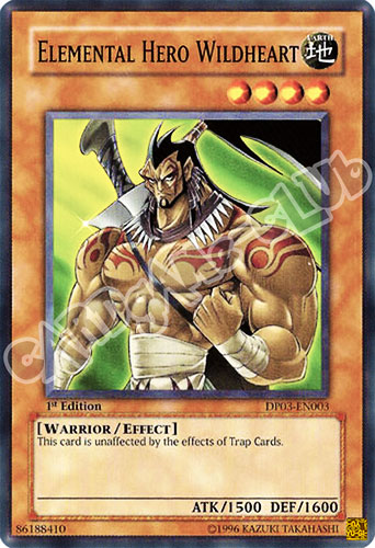 DP03-EN003 Elemental HERO Wildheart comune 1st edition (EN) -NEAR MINT-