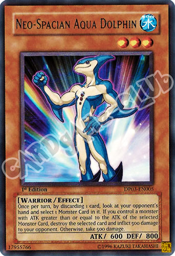 DP03-EN005 Neo-Spacian Aqua Dolphin rara 1st edition (EN) -NEAR MINT-