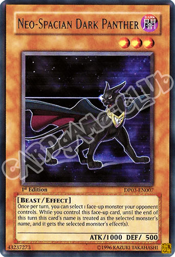 DP03-EN007 Neo-Spacian Dark Panther rara 1st edition (EN) -NEAR MINT-