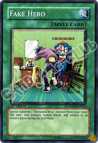 DP03-EN022 Fake Hero comune 1st edition (EN) -NEAR MINT-