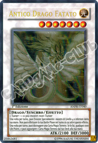 ANPR-IT040 Antico Drago Fatato rara ghost 1a Edizione (IT) -NEAR MINT-