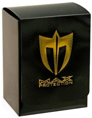 Porta mazzo verticale Vertical Black + Lightning Gold Logo