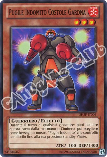 SHSP-IT006 Pugile Indomito Costole Gardna comune unlimited (IT) -NEAR MINT-