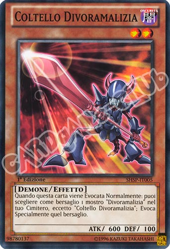 SHSP-IT005 Coltello Divoramalizia comune 1a edizione (IT) -NEAR MINT-