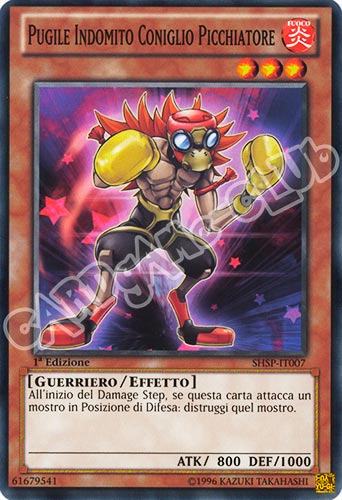 SHSP-IT007 Pugile Indomito Coniglio Picchiatore comune 1a edizione (IT) -NEAR MINT-