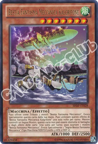 SHSP-IT028 Bestia Fantasma Meccanica Kalgrifone rara unlimited (IT) -NEAR MINT-