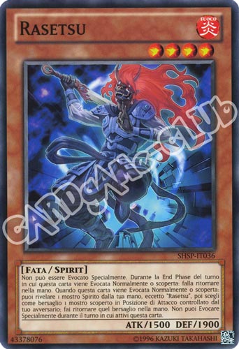 SHSP-IT036 Rasetsu comune unlimited (IT) -NEAR MINT-