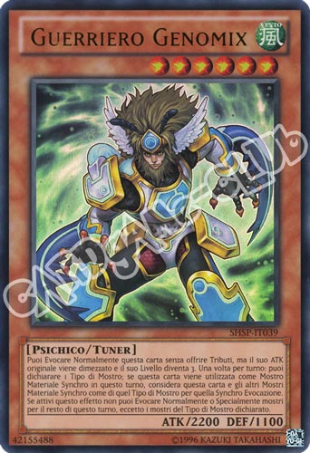 SHSP-IT039 Guerriero Genomix ultra rara unlimited (IT) -NEAR MINT-