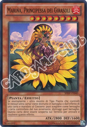 SHSP-IT040 Marina, Principessa dei Girasoli super rara unlimited (IT)  -GOOD-