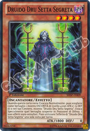 SHSP-IT009 Druido Dru Setta Segreta comune 1a edizione (IT) -NEAR MINT-