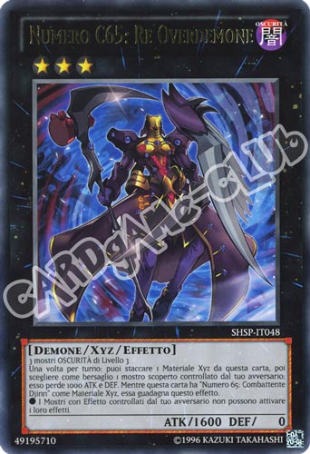 SHSP-IT048 Numero C65 :Re Overdemone rara unlimited (IT) -NEAR MINT-