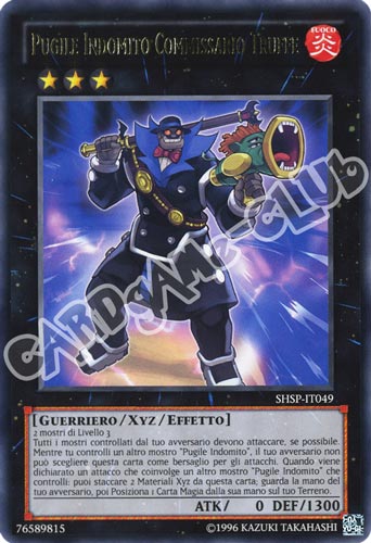 SHSP-IT049 Pugile Indomito Commissario Truffe rara unlimited (IT) -NEAR MINT-