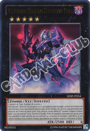 SHSP-IT054 Cavaliere Vampiro Scarlatto Bram ultra rara unlimited (IT) -NEAR MINT-