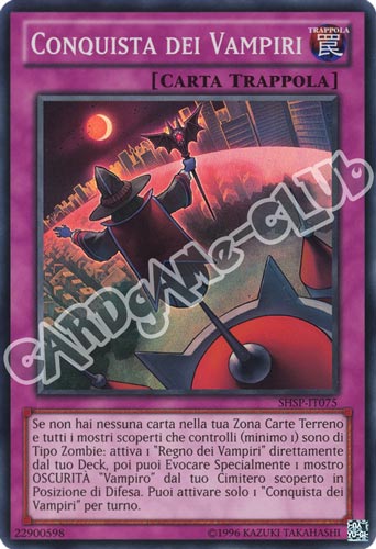 SHSP-IT075 Conquista dei Vampiri super rara unlimited (IT) -NEAR MINT-