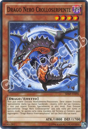 SHSP-IT096 Drago Nero Crolloserpente comune unlimited (IT) -NEAR MINT-