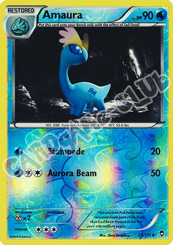 025 / 113 Amaura non comune foil reverse (EN) -NEAR MINT-