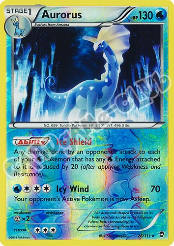 026 / 113 Aurorus rara foil reverse (EN) -NEAR MINT-