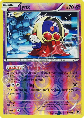 037 / 113 Jynx rara foil reverse (EN) -NEAR MINT-