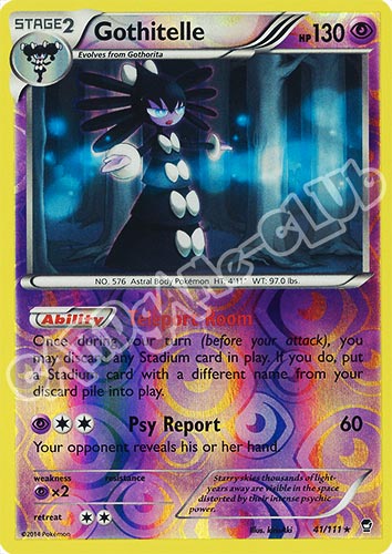 041 / 113 Gothitelle rara foil reverse (EN) -NEAR MINT-
