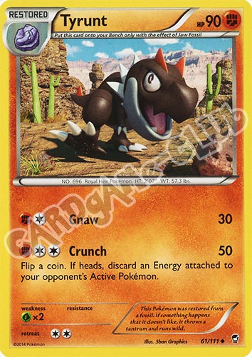 061 / 113 Tyrunt non comune normale (EN) -NEAR MINT-