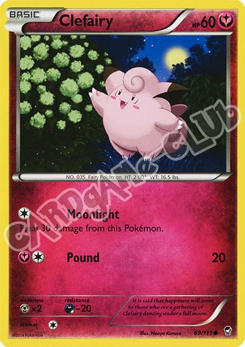 069 / 113 Clefairy comune normale (EN) -NEAR MINT-