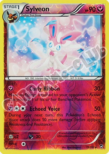 072 / 113 Sylveon rara foil reverse (EN) -NEAR MINT-