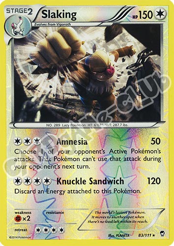 083 / 113 Slaking rara foil reverse (EN) -NEAR MINT-