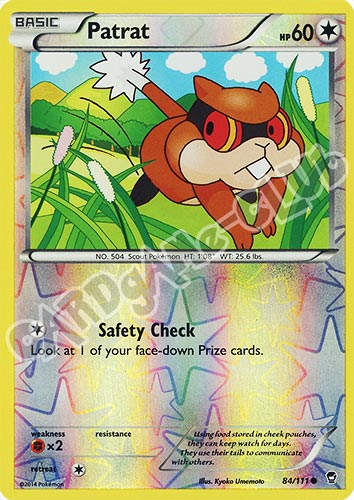 084 / 113 Patrat comune foil reverse (EN) -NEAR MINT-