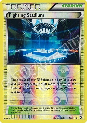 090 / 113 Fighting Stadium non comune foil reverse (EN) -NEAR MINT-