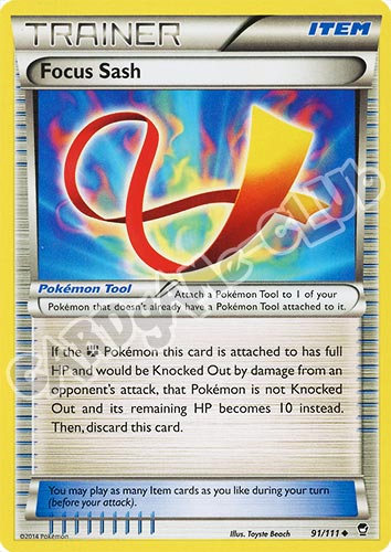 091 / 113 Focus Sash non comune normale (EN) -NEAR MINT-