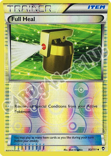 093 / 113 Full Heal non comune foil reverse (EN) -NEAR MINT-