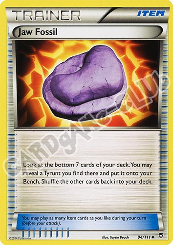 094 / 113 Jaw Fossil non comune normale (EN) -NEAR MINT-