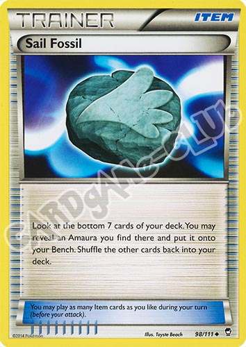 098 / 113 Sail Fossil non comune normale (EN) -NEAR MINT-