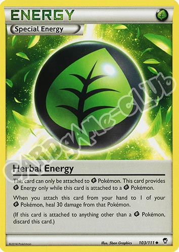 103 / 113 Herbal Energy non comune normale (EN) -NEAR MINT-