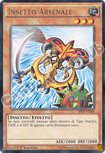 BP03-IT004 Insetto Arsenale rara 1a edizione (IT) -NEAR MINT-