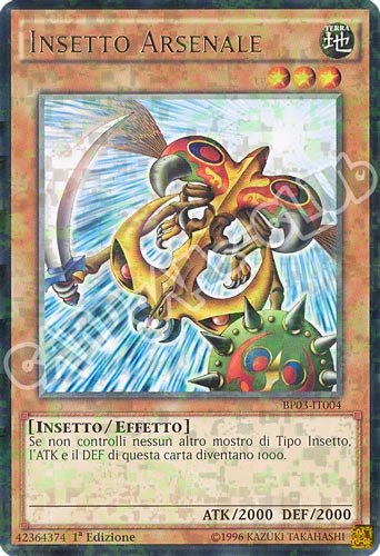 BP03-IT004 Insetto Arsenale rara shatter foil 1a edizione (IT) -NEAR MINT-