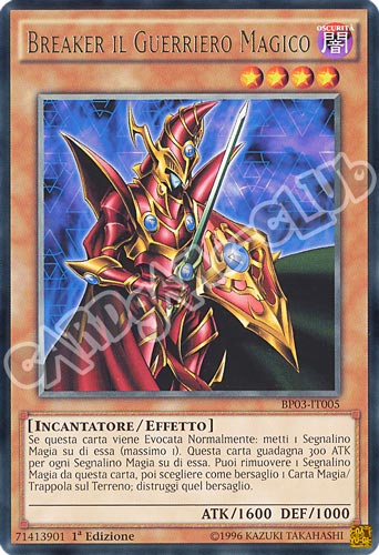 BP03-IT005 Breaker il Guerriero Magico rara 1a edizione (IT) -NEAR MINT-